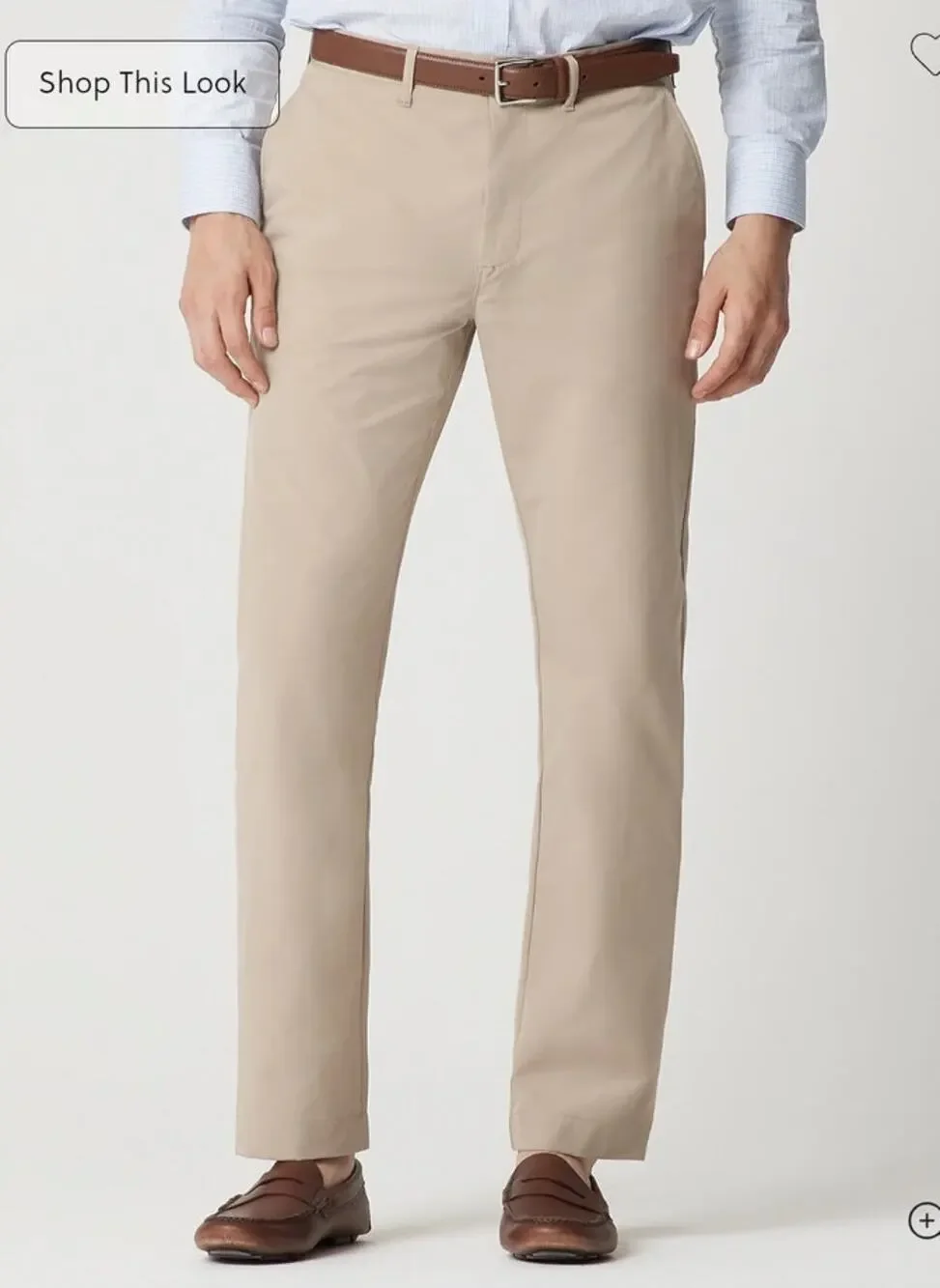 NWOT J. Crew Straight-Fit Tech Chino Pant Harvest Flax 34/30